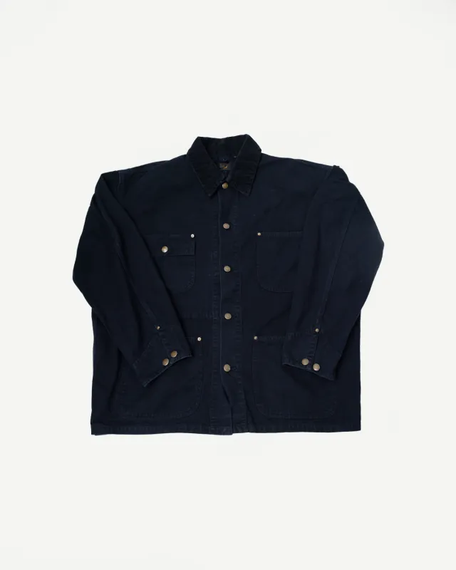 01-6034-61S - Relaxed Fit Coverall Jacket - Black made by orSlow