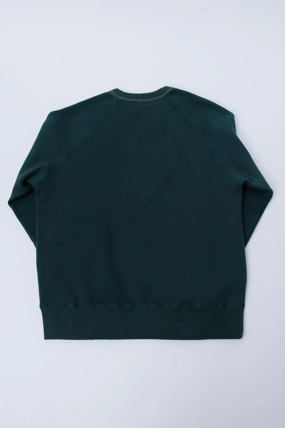 LCS1008 - Super Fluffy Knit Raglan V-Gusset Crew Neck - Vintage Forest Green sold by Dant product image thumbnail 4