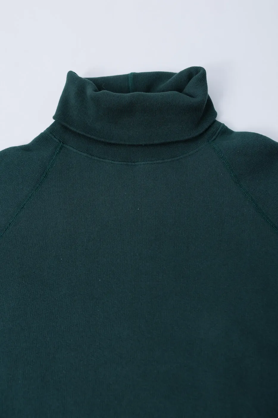 LCS1006 - Super Fluffy Knit Raglan Turtleneck - Vintage Forest Green sold by Dant product image thumbnail 2