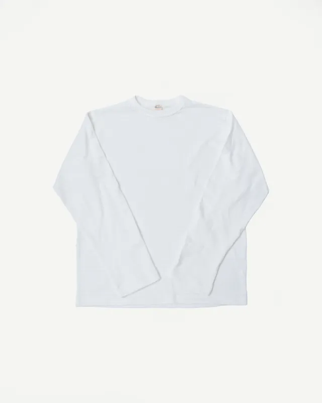 Lot 5906 - Slubby Cotton T-Shirt Long Sleeve - Off White sold by Dant