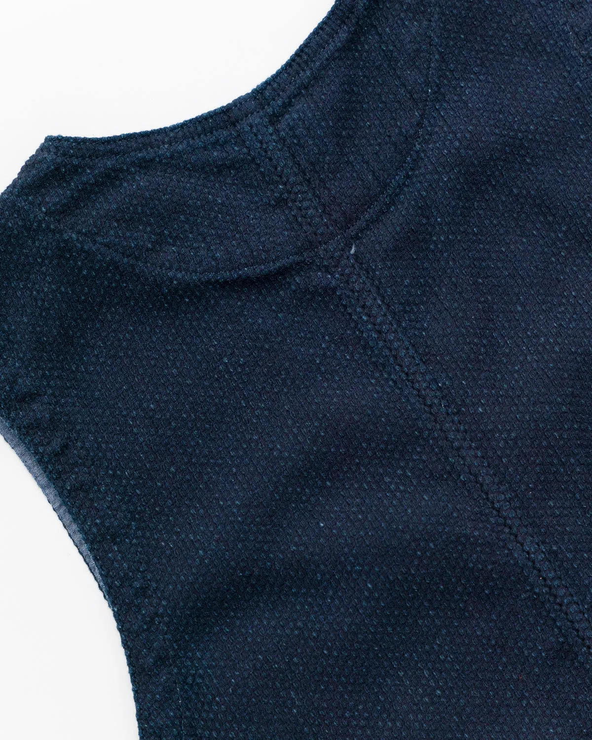 04-062 - Sashiko Hunting Vest - Indigo sold by Dant product image thumbnail 5