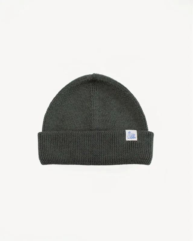 MWBN05.40 - Ribbed Structure Watch Cap Merino Wool  - Army made by Merz B. Schwanen
