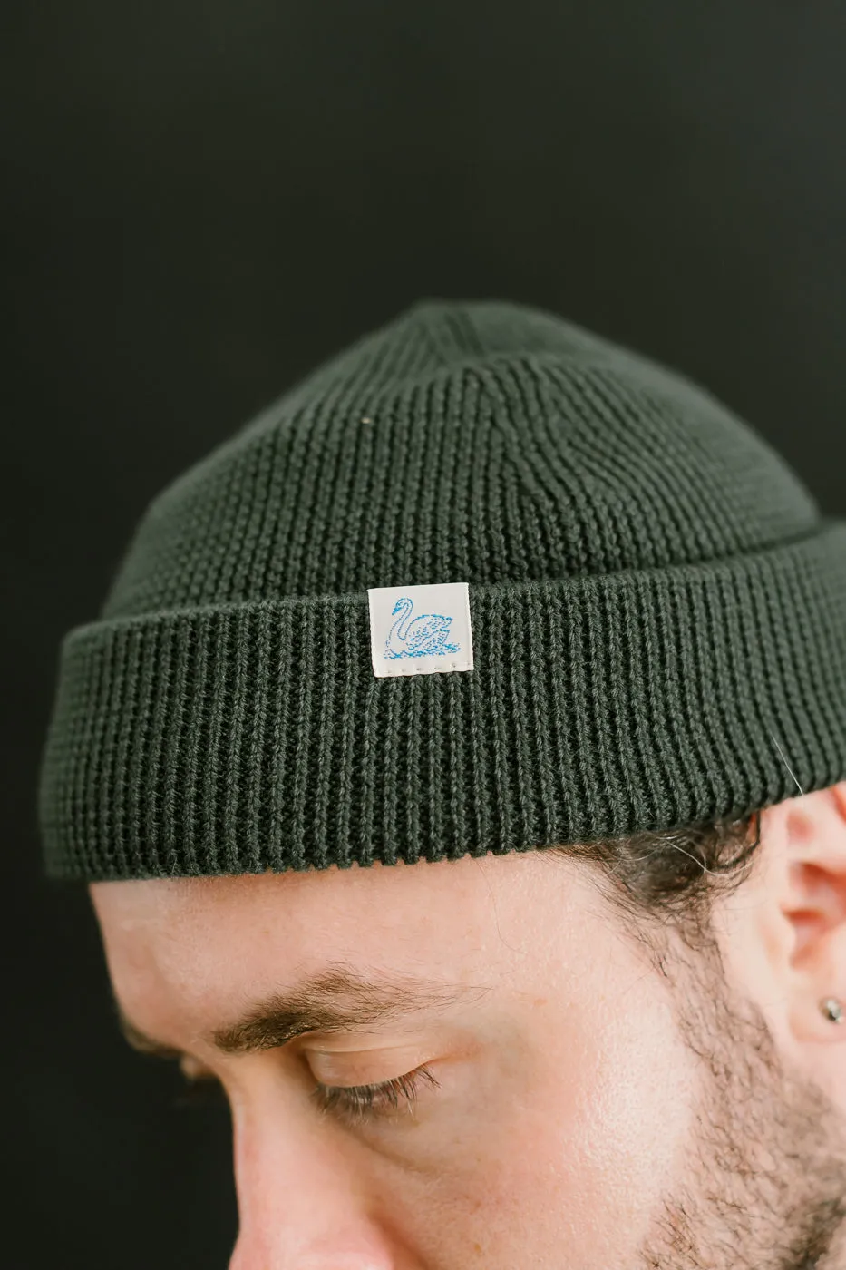 MWBN05.40 - Ribbed Structure Watch Cap Merino Wool - Army sold by Dant product image thumbnail 5