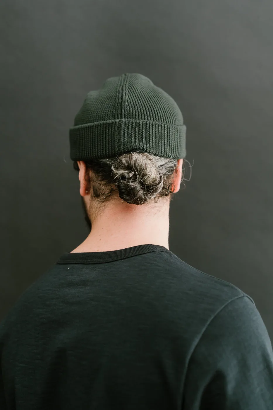 MWBN05.40 - Ribbed Structure Watch Cap Merino Wool - Army sold by Dant product image thumbnail 3