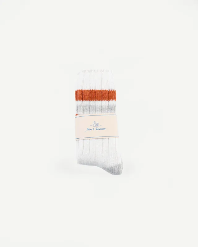 RW04.0214 - Recycled Wool Socks - Nature, Amber made by Merz B. Schwanen