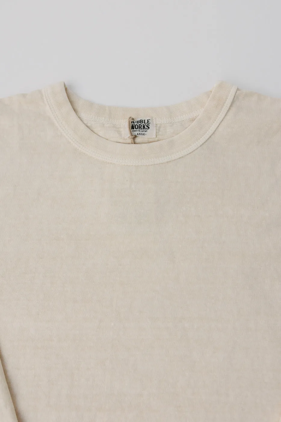 "Fallen Cotton" Midweight Tee Long Sleeve - PD Cream sold by Dant product image thumbnail 2