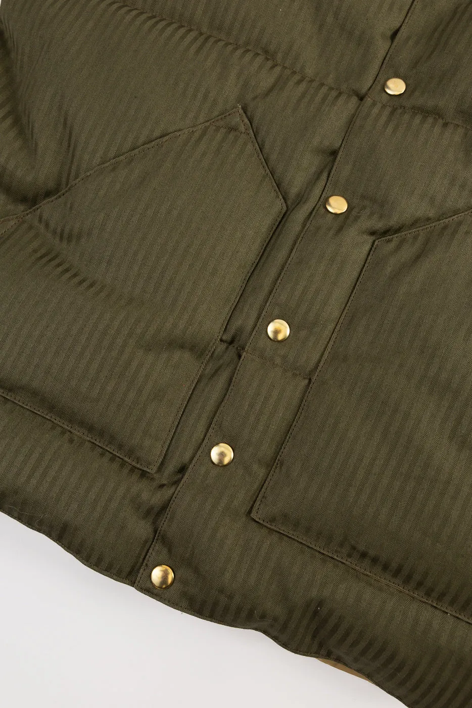 Lot 2236 - Rocky Mountain x Warehouse HBT Down Vest - OD Green sold by Dant product image thumbnail 4