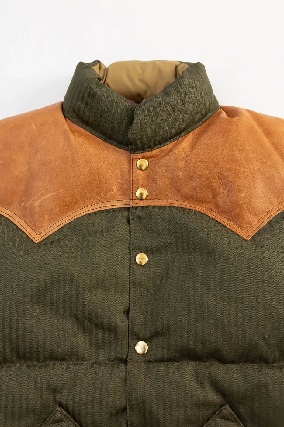 Lot 2236 - Rocky Mountain x Warehouse HBT Down Vest - OD Green sold by Dant product image thumbnail 2