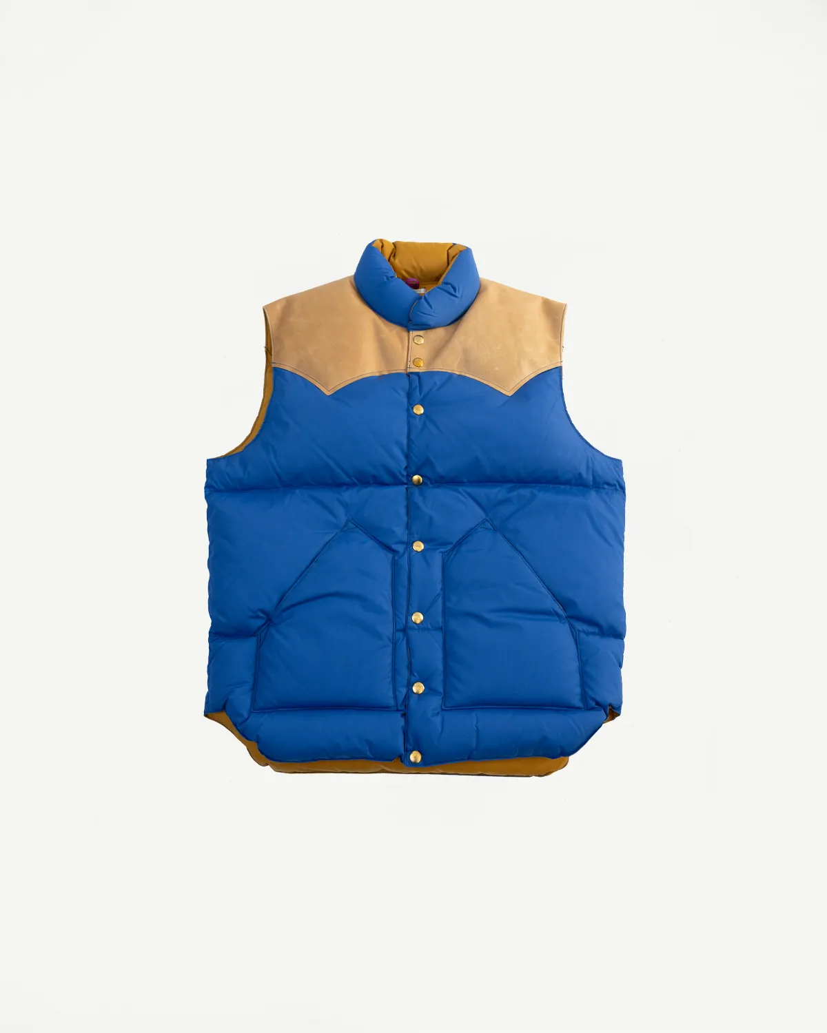Lot 2234 - Rocky Mountain x Warehouse Nylon Down Vest - Blue sold by Dant