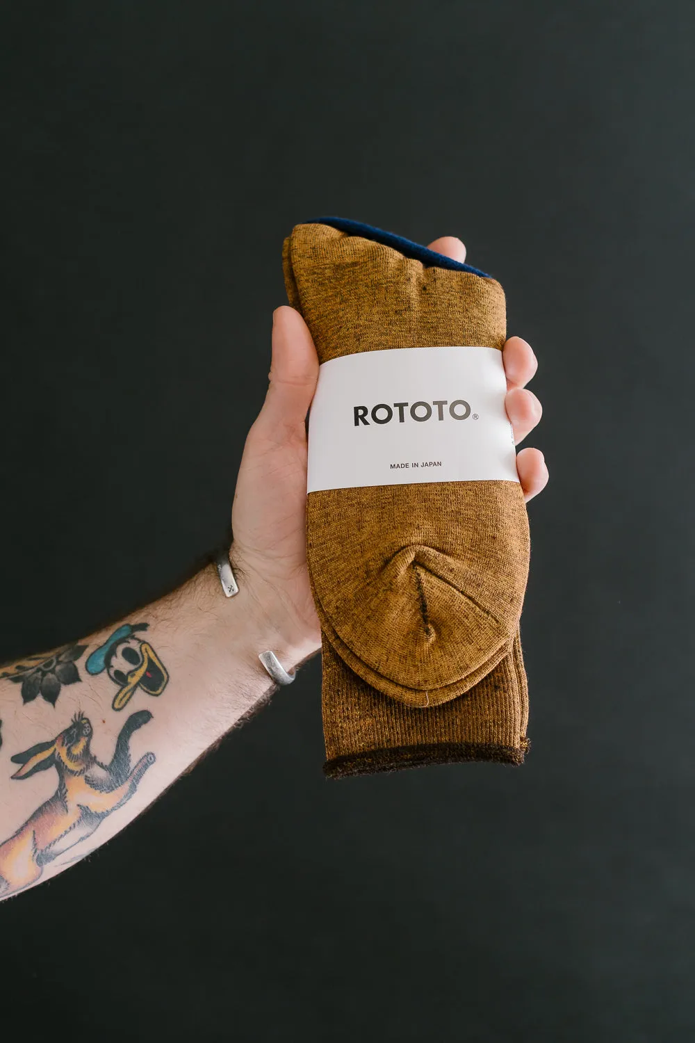 R1044 - City Crew Socks - Yellow, Brown sold by Dant product image thumbnail 2