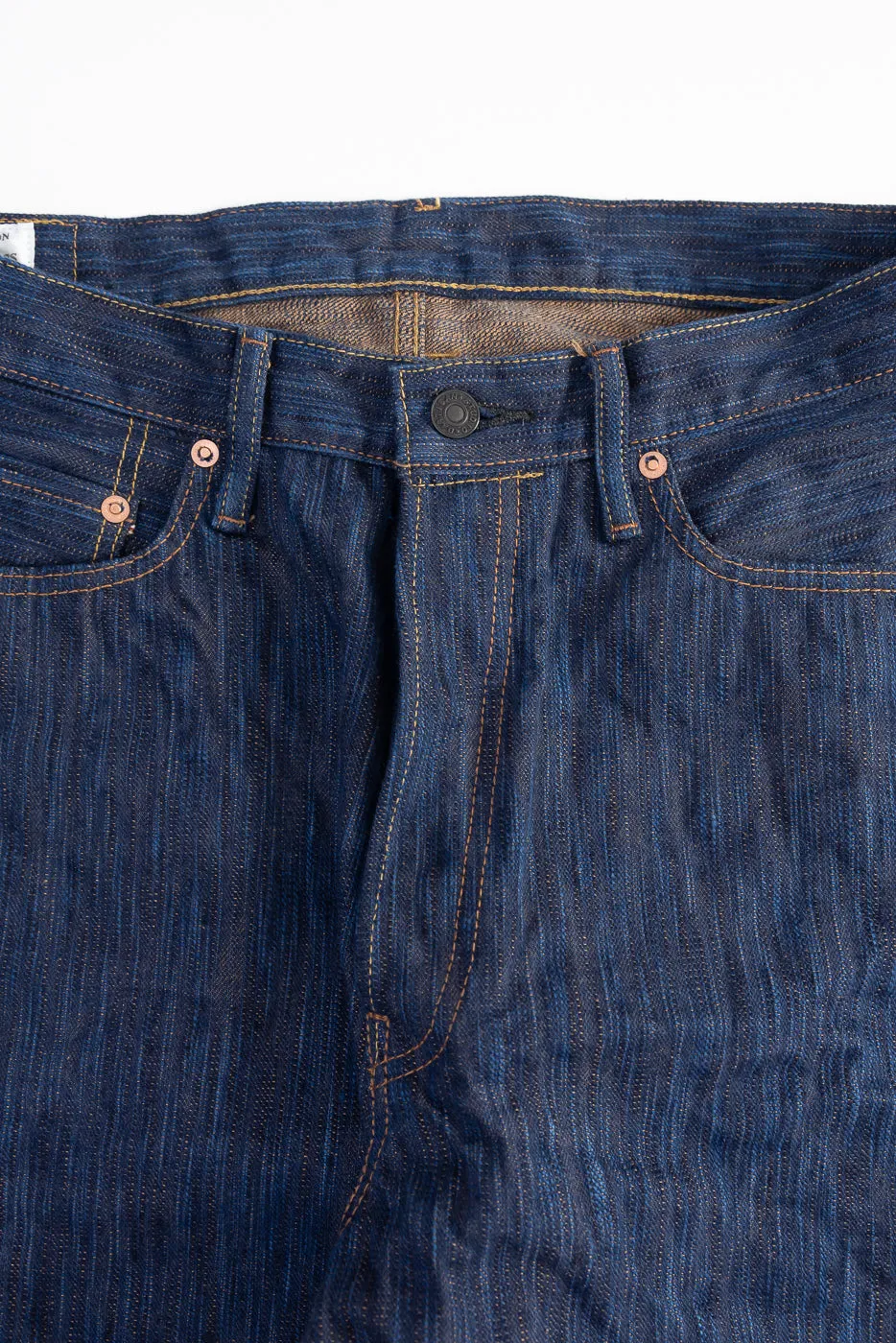 D1905S - 15oz "Awa Sho-ai Kakishibu" Natural Indigo x Kakishibu Selvedge Jeans - Regular Straight sold by Dant product image thumbnail 3
