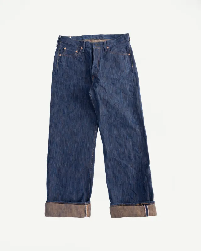 D1905S - 15oz "Awa Sho-ai Kakishibu" Natural Indigo x Kakishibu Selvedge Jeans - Regular Straight made by Studio D'Artisan