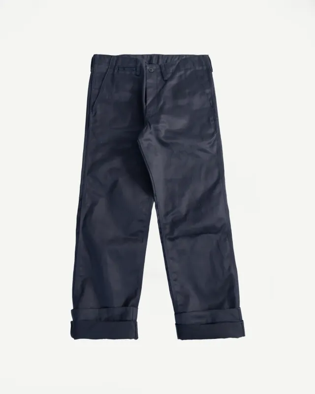 1874 - Chino Trousers - Navy made by Studio D'Artisan