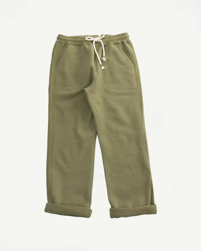 Sweatpant - Double Heavyweight French Terry - Sage made by Wonder Looper