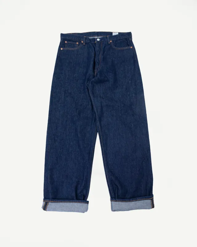 01-1010W-81 - 101 Dad’s Fit Denim - One Wash made by orSlow