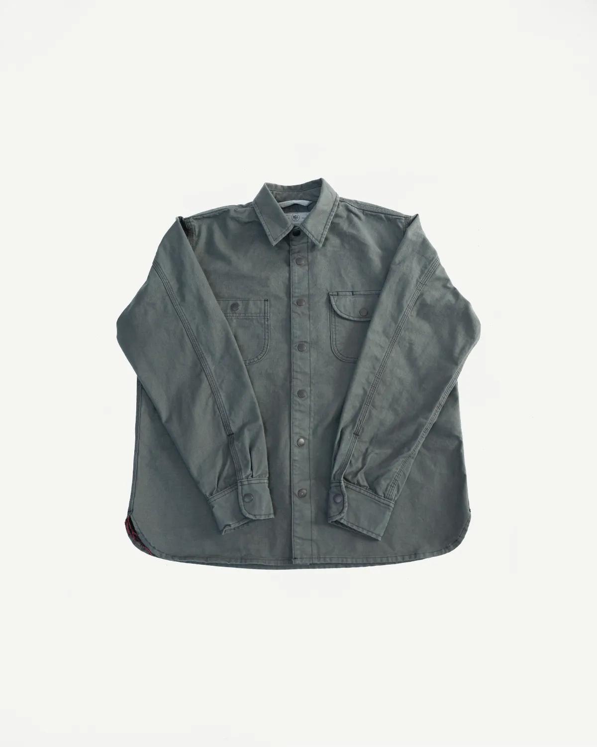 11oz Work Shirt - Dyed Canvas Ash sold by Dant