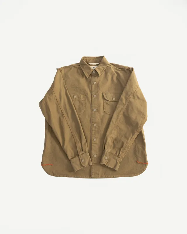 11oz Work Shirt - Dyed Canvas Golden Brown made by Rogue Territory