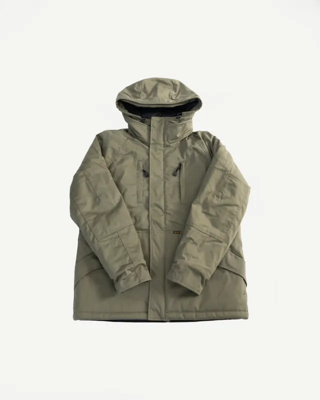 IHJ-154-OLV - 8oz Sateen/Primaloft® Winter Parka Jacket - Olive made by Iron Heart