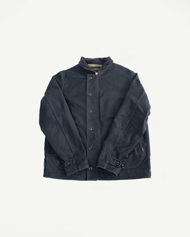 IHM-48-BLK - 12oz Whipcord Lightweight N1 Deck Jacket - Black sold by Dant