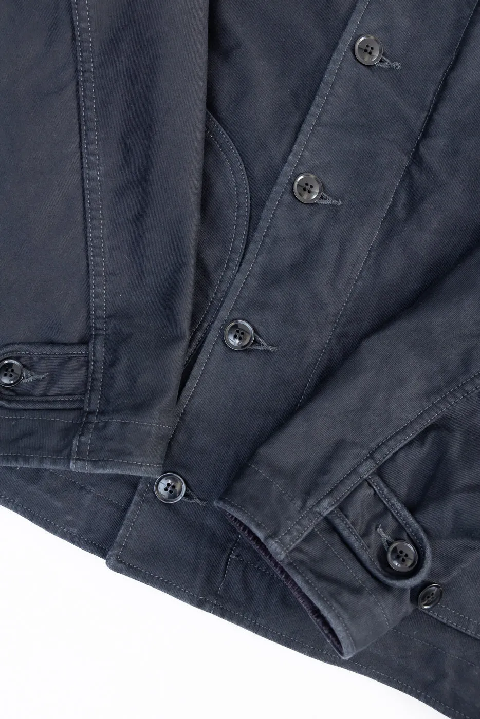 IHM-48-BLK - 12oz Whipcord Lightweight N1 Deck Jacket - Black sold by Dant product image thumbnail 4