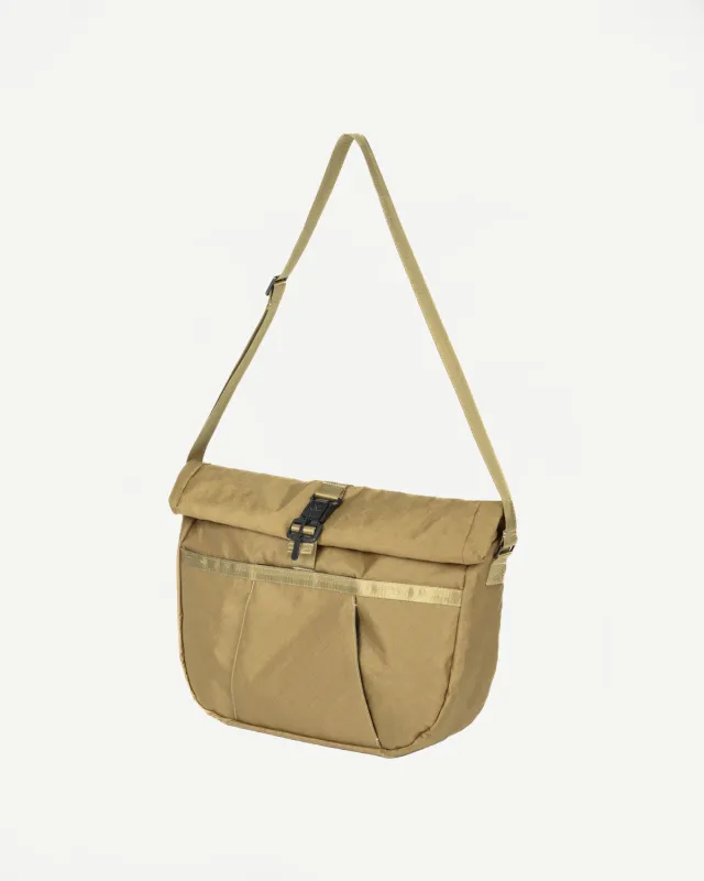 OGL-XTAC-HOBO-BLK - OGL XTAC Roll Top Hobo Bag - Golden Brown made by Dant