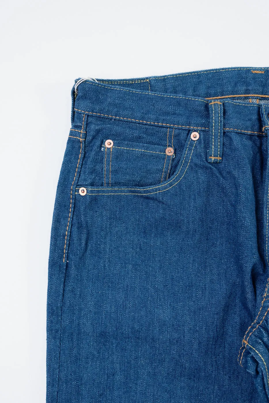 GRE-019 - 14oz Greencast Indigo Selvedge Jeans - Relaxed Tapered sold by Dant product image thumbnail 4
