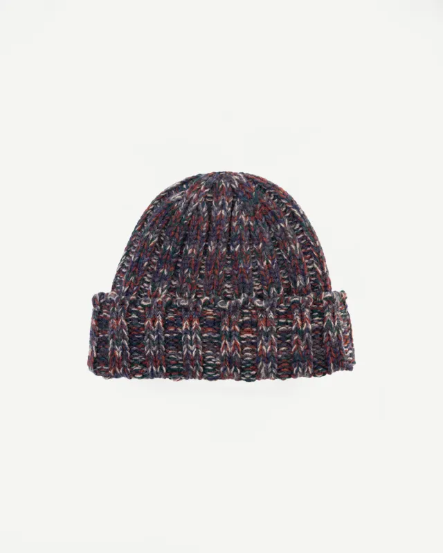 Marled Fantasies Hat - Navy Mix made by Howlin'