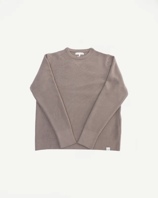 MWCC01.06 - Ribbed Structure Pullover Merino Wool - Grain made by Merz B. Schwanen