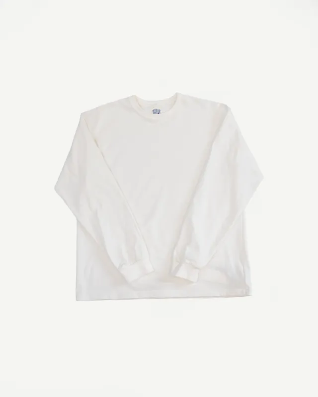 03-0013-69 - Long Sleeve T-Shirt - White made by orSlow