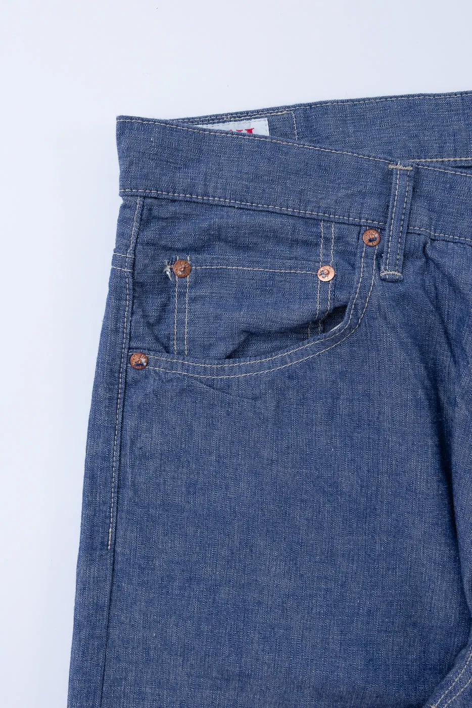 200-HCSV - 8oz "Selvedge Chambray" Denim - Wide Straight sold by Dant product image thumbnail 4