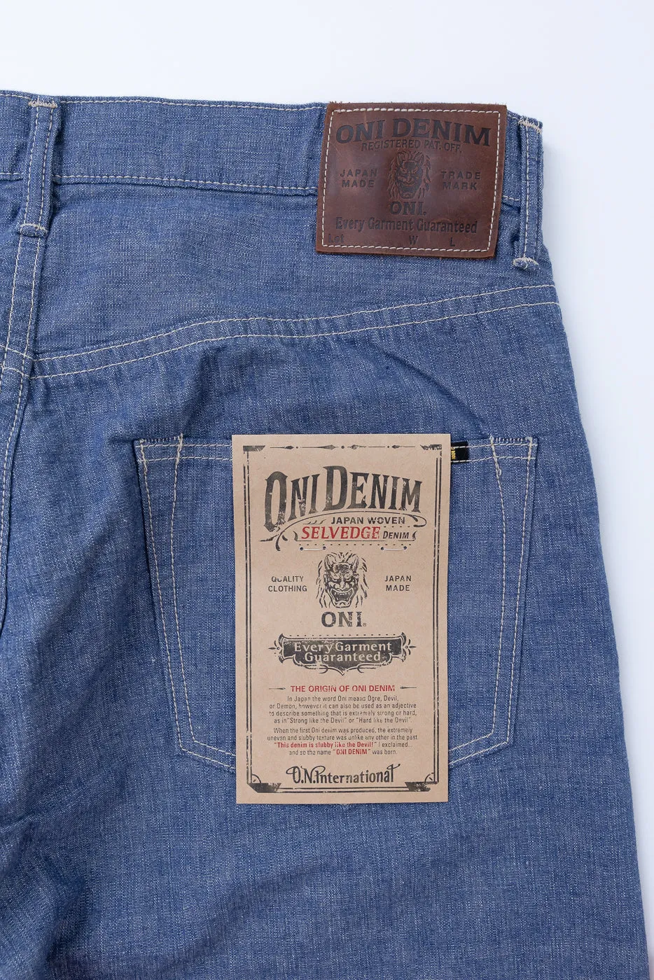 200-HCSV - 8oz "Selvedge Chambray" Denim - Wide Straight sold by Dant product image thumbnail 2