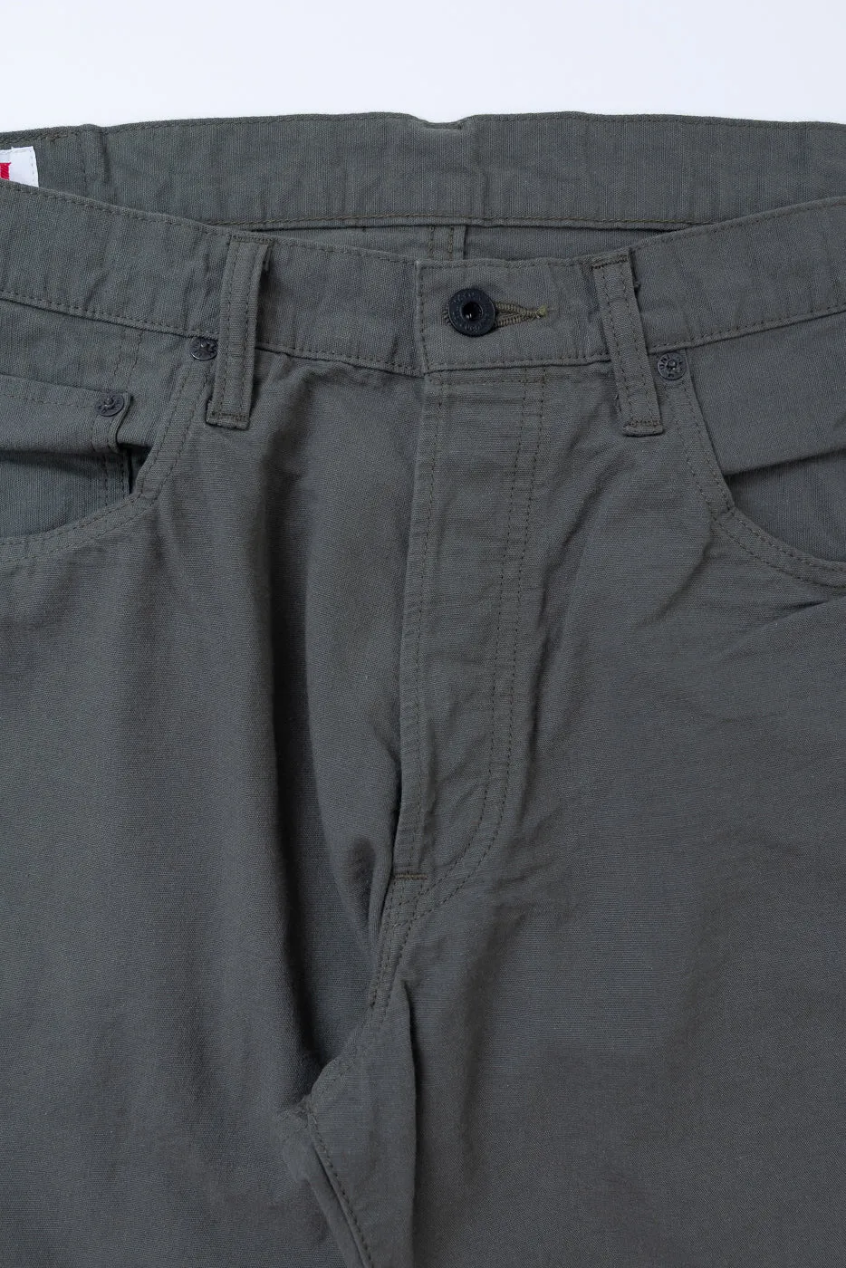 200-8GG - 8oz "Green Betacham" Selvedge Chambray Pants - Wide Straight sold by Dant product image thumbnail 3