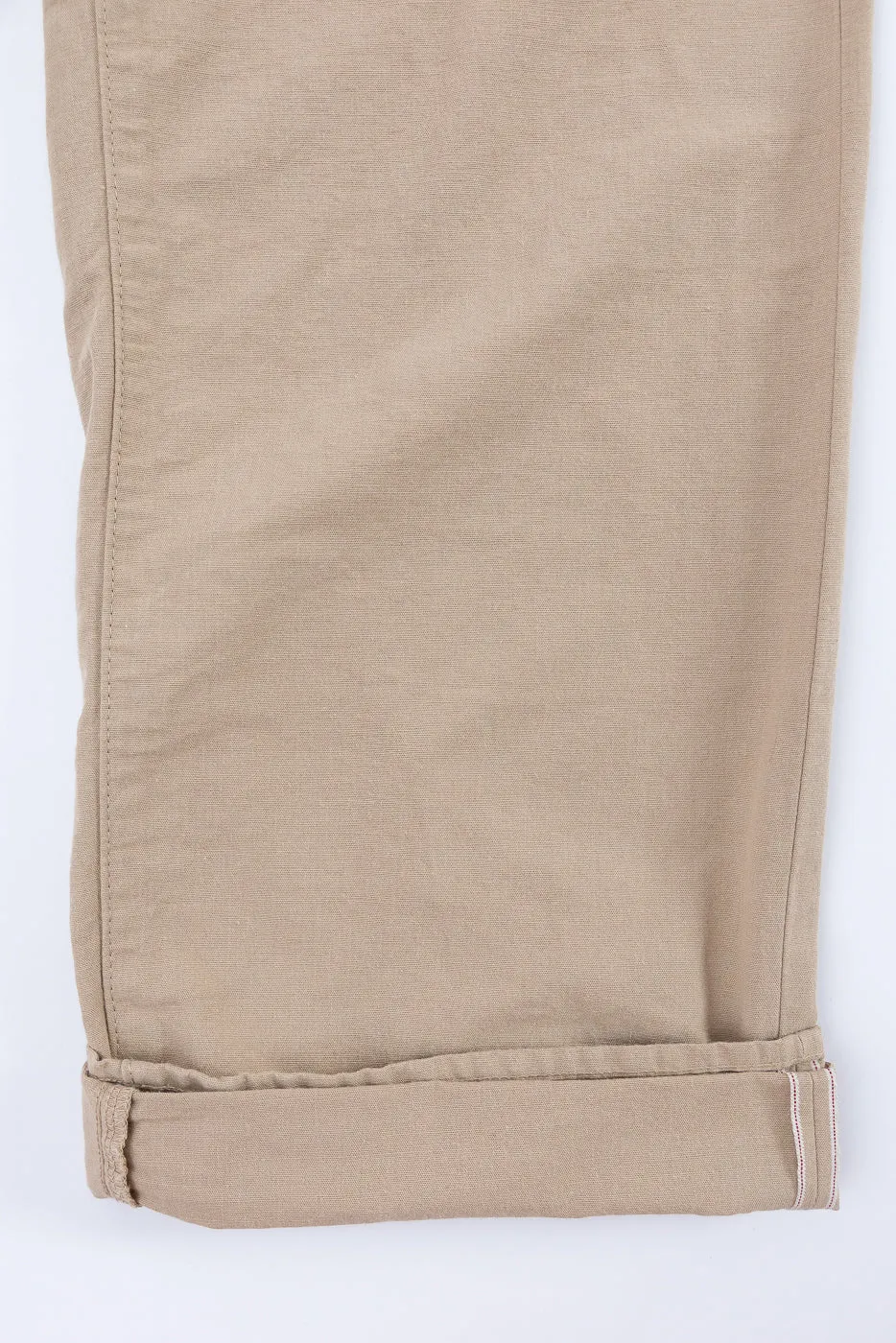 200-8BE - 8oz "Beige Betacham" Selvedge Chambray Pants - Wide Straight sold by Dant product image thumbnail 5