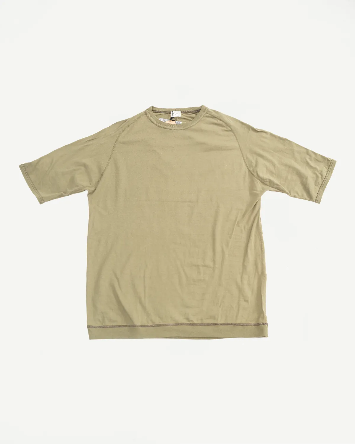 LRC1121 - Supima Cotton Freedom Sleeve Crew - Antique Olive sold by Dant