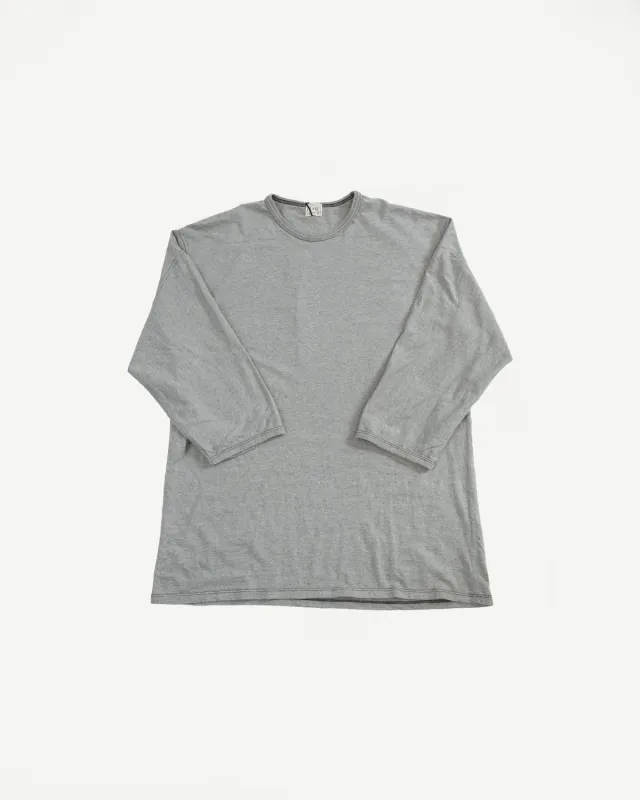 LRC1117 - Supima Cotton 3/4 Sleeve Crew - Vintage Grey sold by Dant