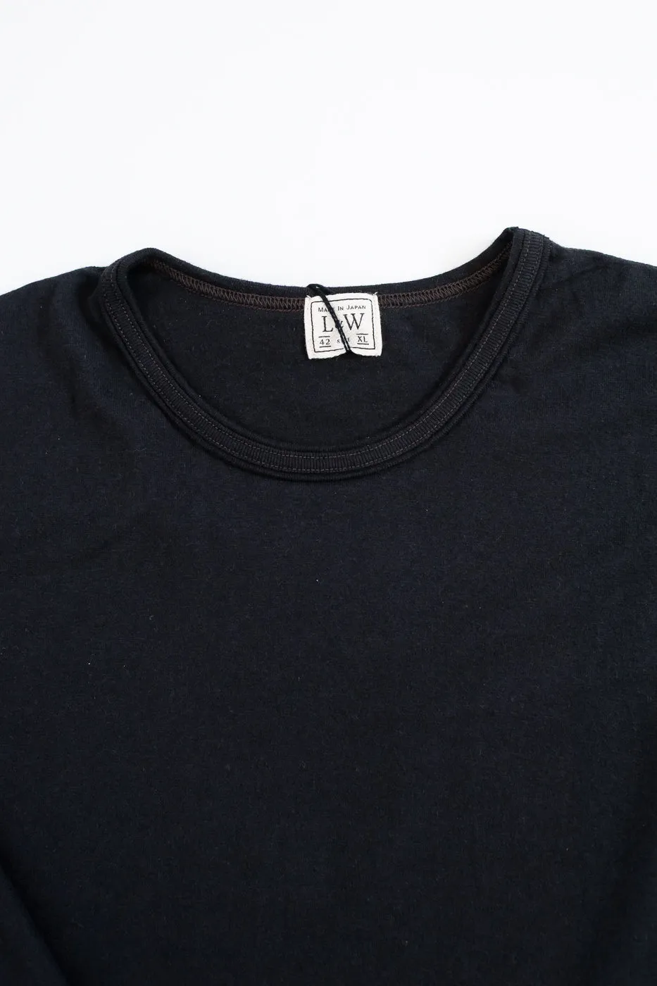 LRC1117 - Supima Cotton 3/4 Sleeve Crew - Royal Black sold by Dant product image thumbnail 2