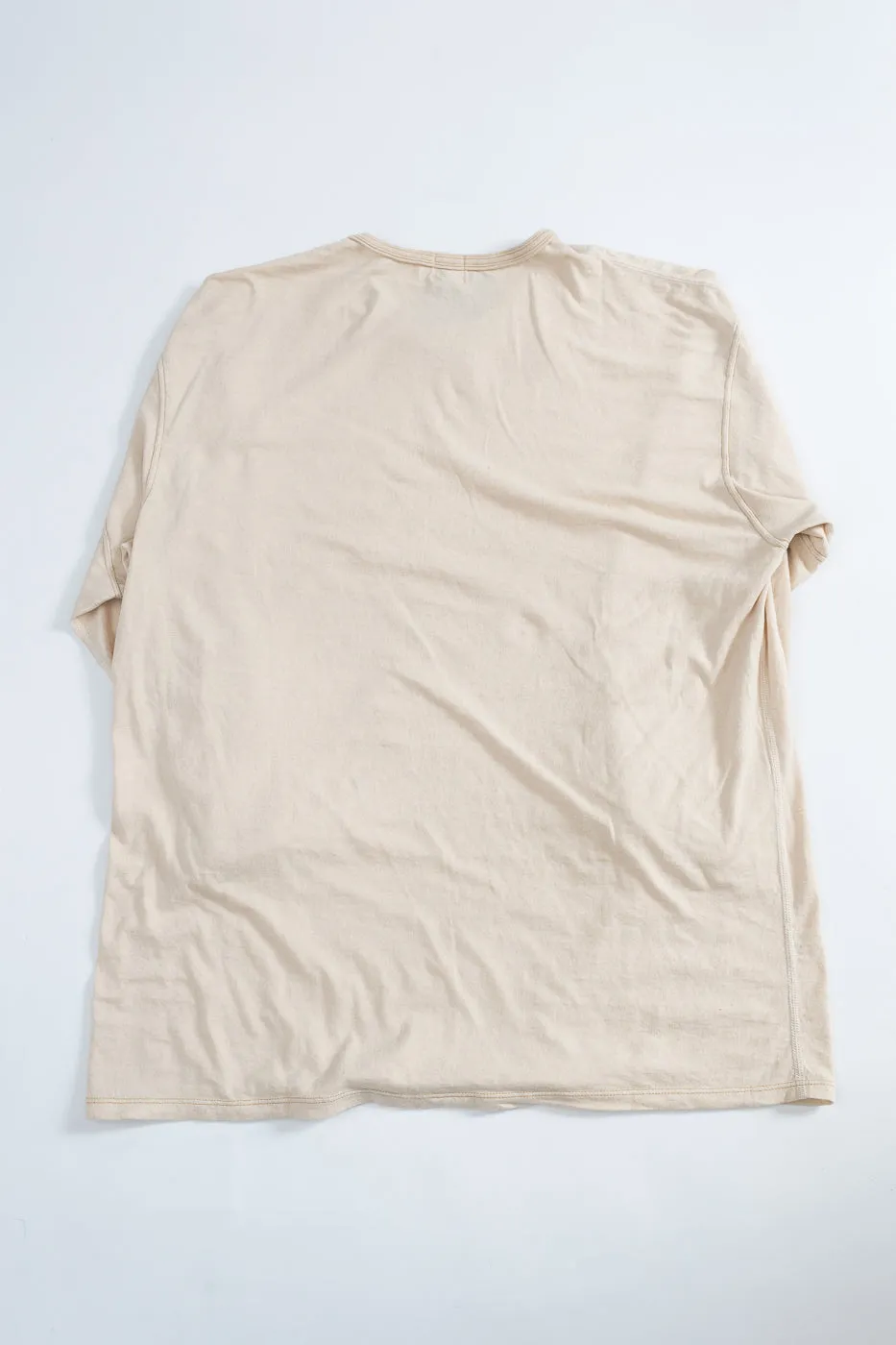 LRC1117 - Supima Cotton 3/4 Sleeve Crew - Old Ivory sold by Dant product image thumbnail 4