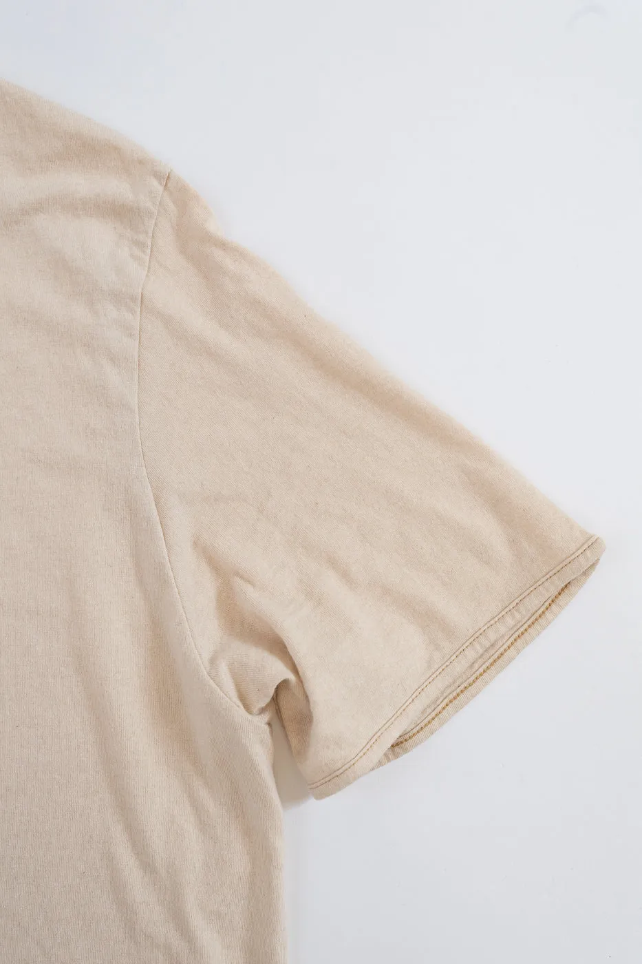 LRC1119 - Supima Cotton Edge Piping Classic Crew - Old Ivory sold by Dant product image thumbnail 3