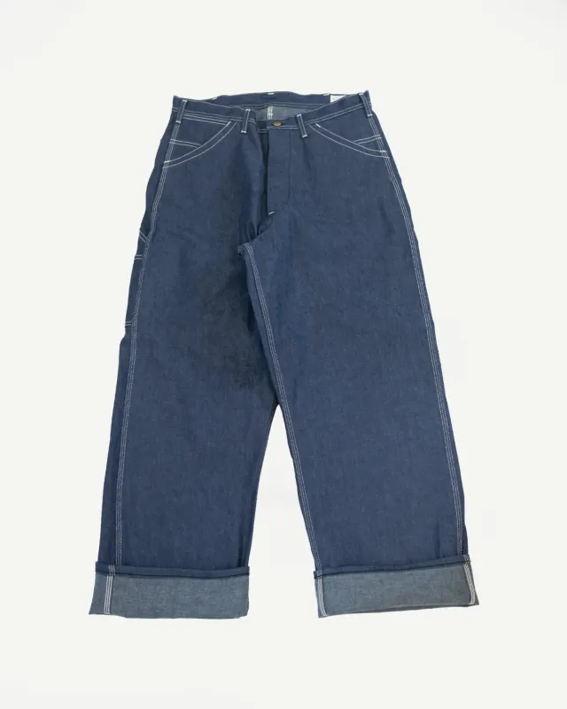 01-5126-80 - 30s Painter's Pants Rigid Indigo Chambray - Wide Fit sold by Dant