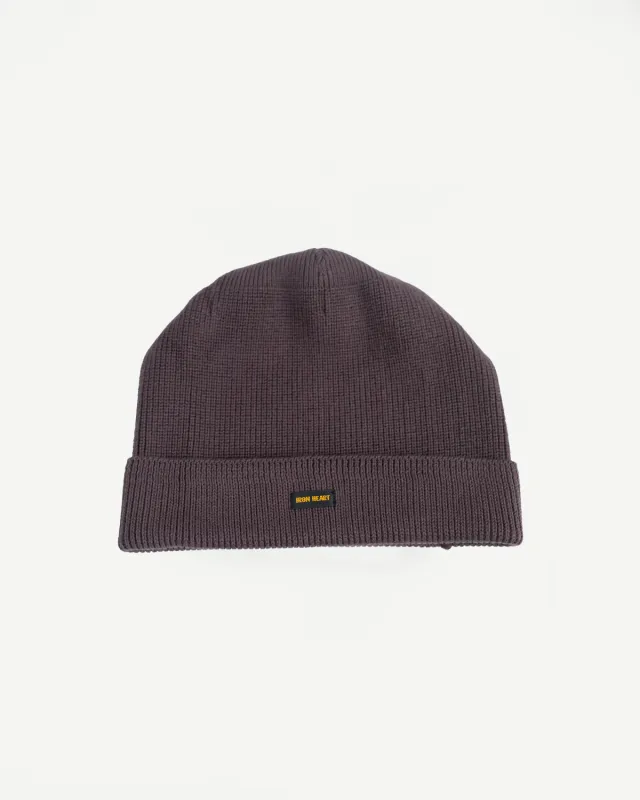 IHG-081-GRY - 100% Cotton Ribbed Beanie - Grey sold by Dant
