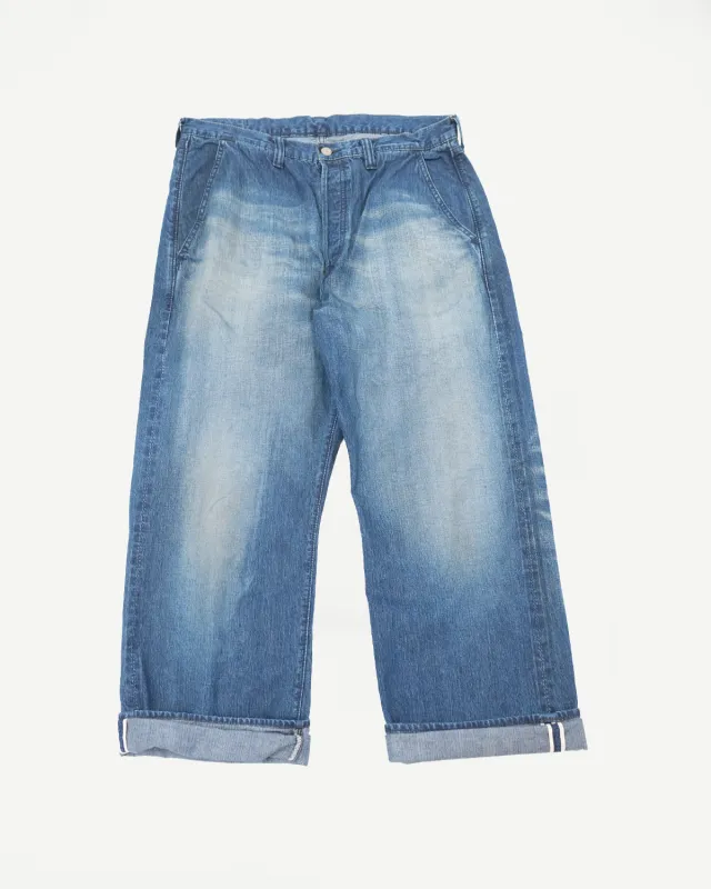 1121-HW4 - Duke Denim 2 H.W. - Indigo made by Full Count