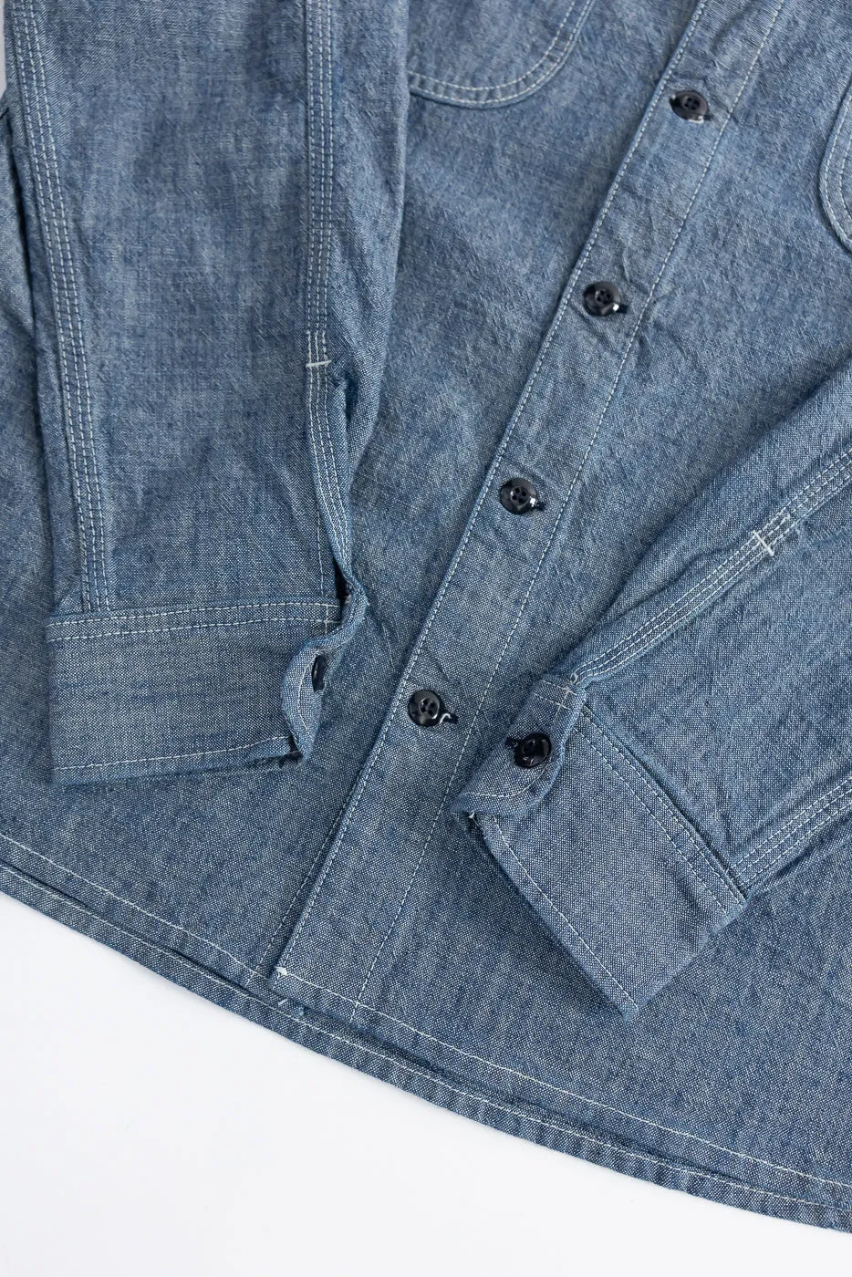 12oz Work Shirt - Rinsed Indigo Canvas sold by Dant product image thumbnail 4