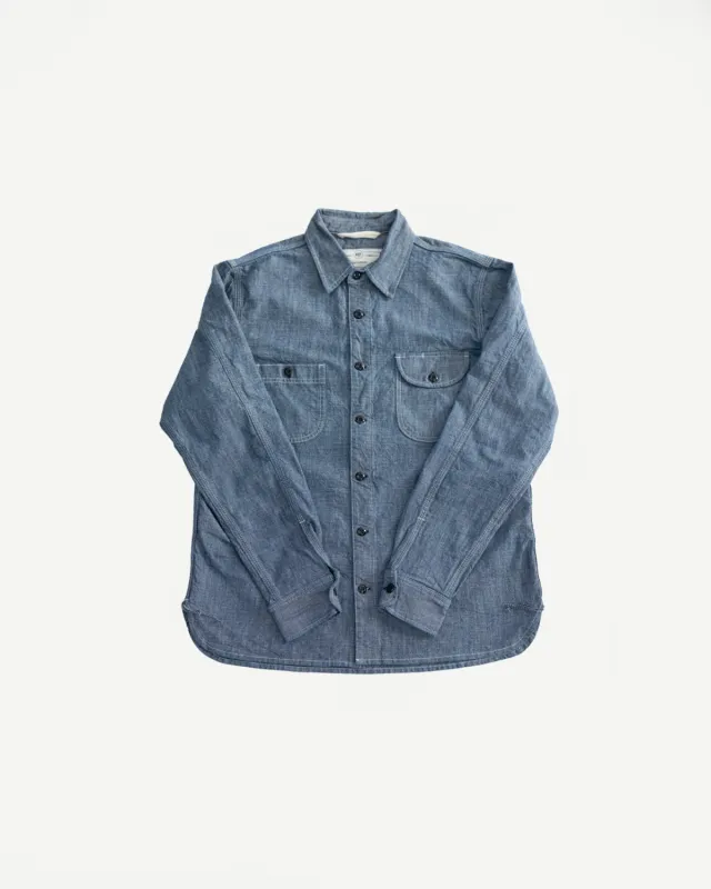 12oz Work Shirt - Rinsed Indigo Canvas made by Rogue Territory