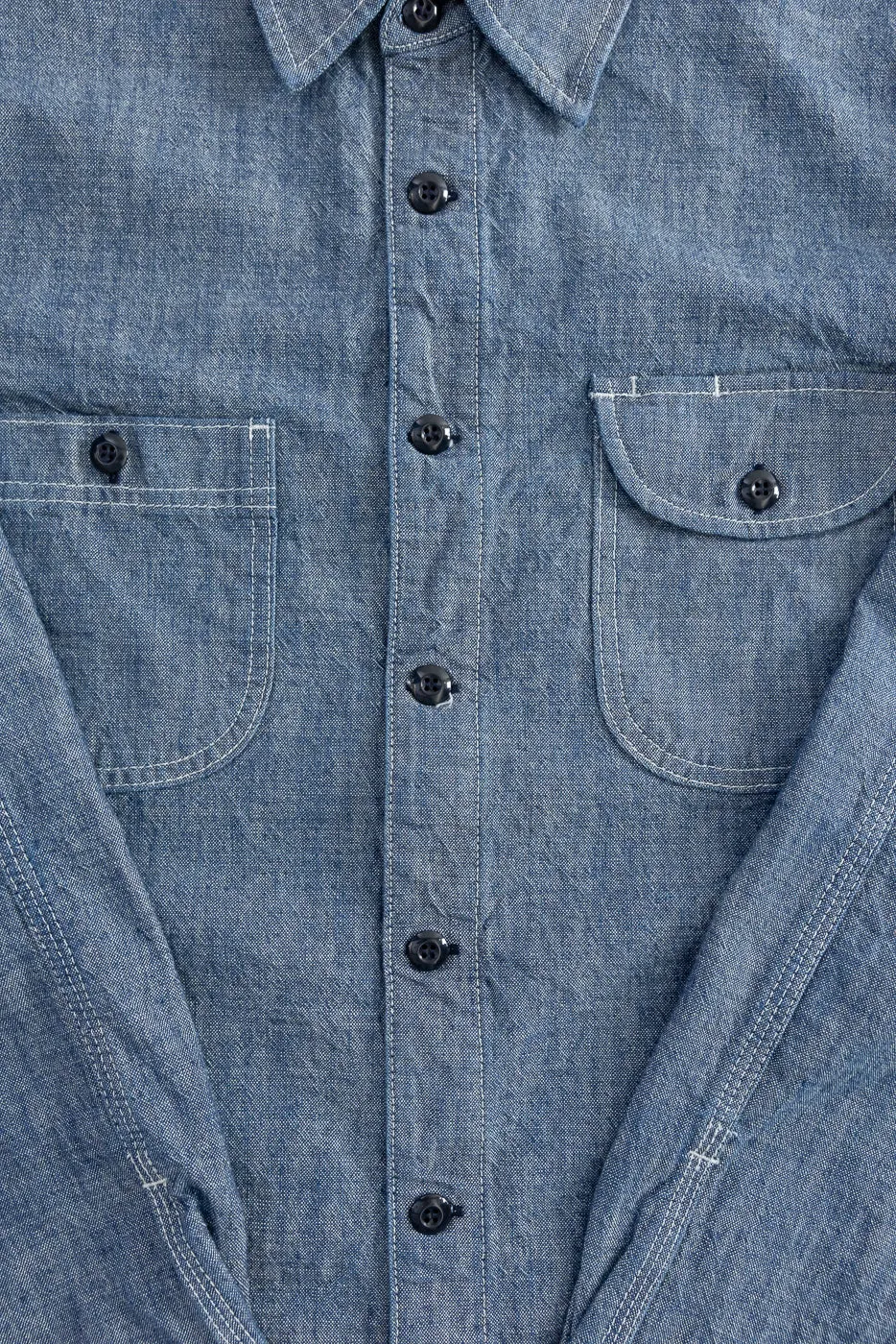 12oz Work Shirt - Rinsed Indigo Canvas sold by Dant product image thumbnail 3