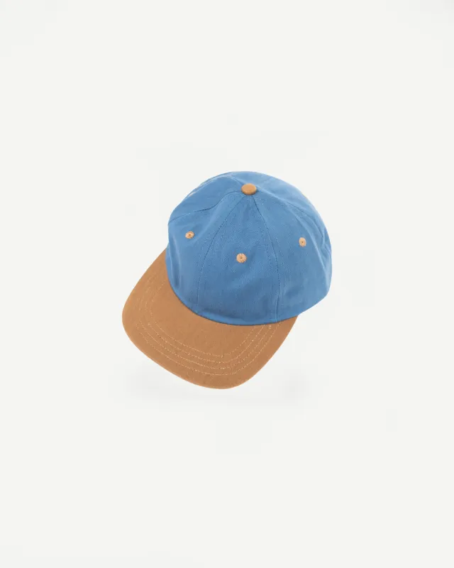 Unstructured Baseball Hat - Mock Blue/Nicotine sold by Dant