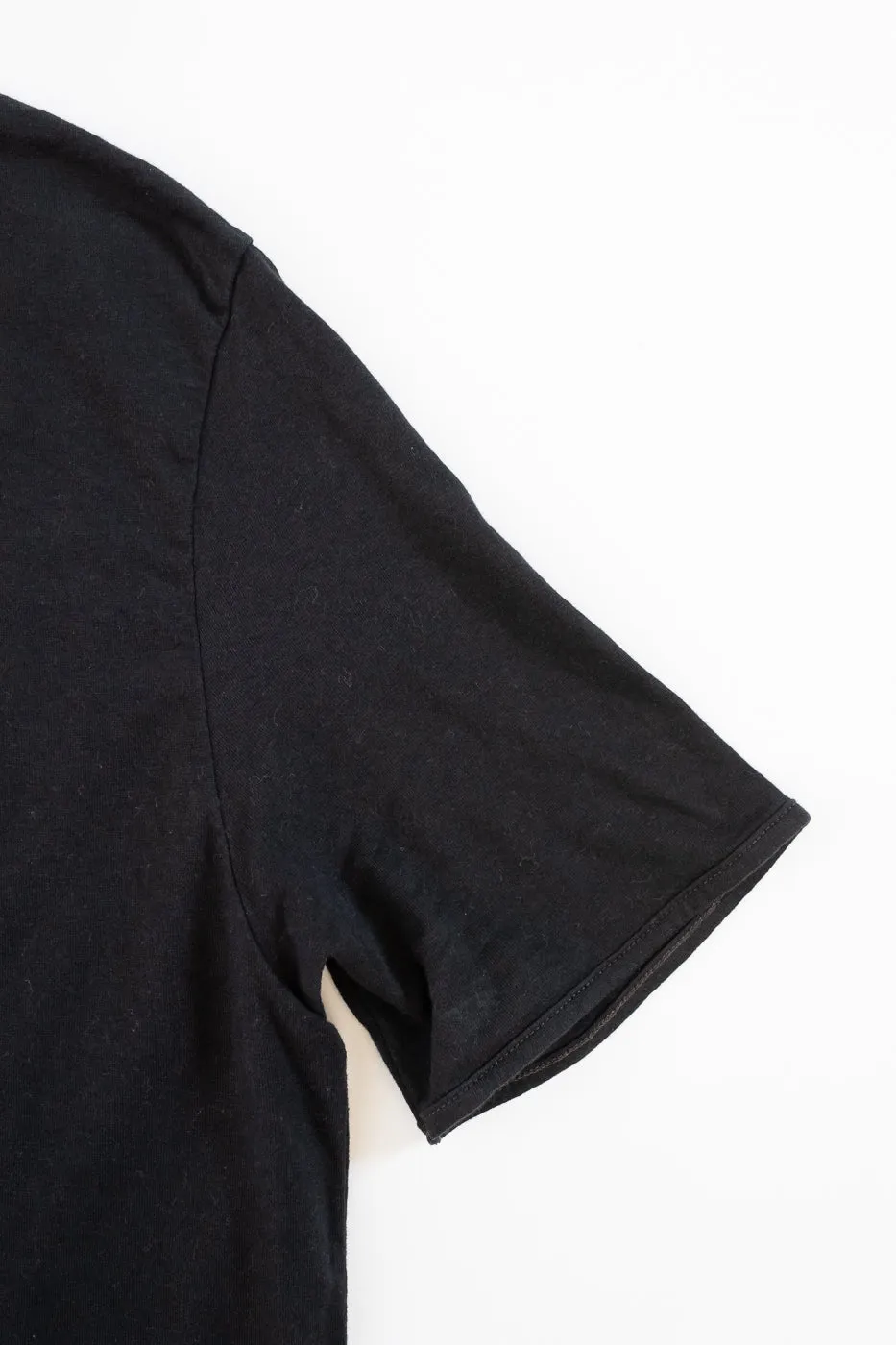 LRH1040 - Supima Cotton Henley - Royal Black sold by Dant product image thumbnail 3