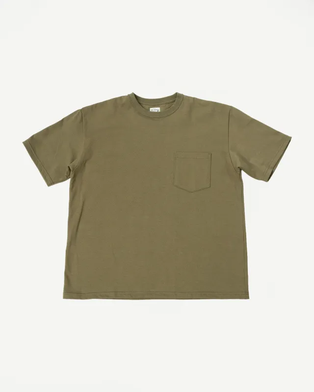 03-0017-76 - Pocket T-Shirt - Army Green sold by Dant