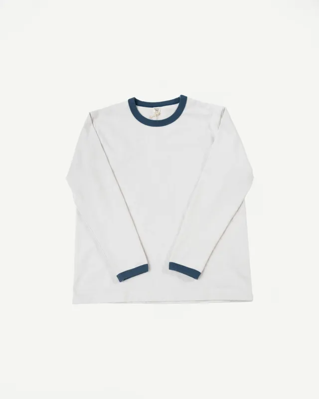 JM5460 - Dotsume LS T-Shirt - 396 RW x Blue made by Jackman