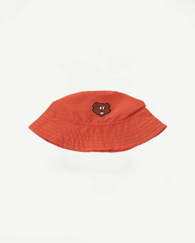 Dream On Dreamer Hat Nylon Shaggy Bear - Reddish sold by Dant