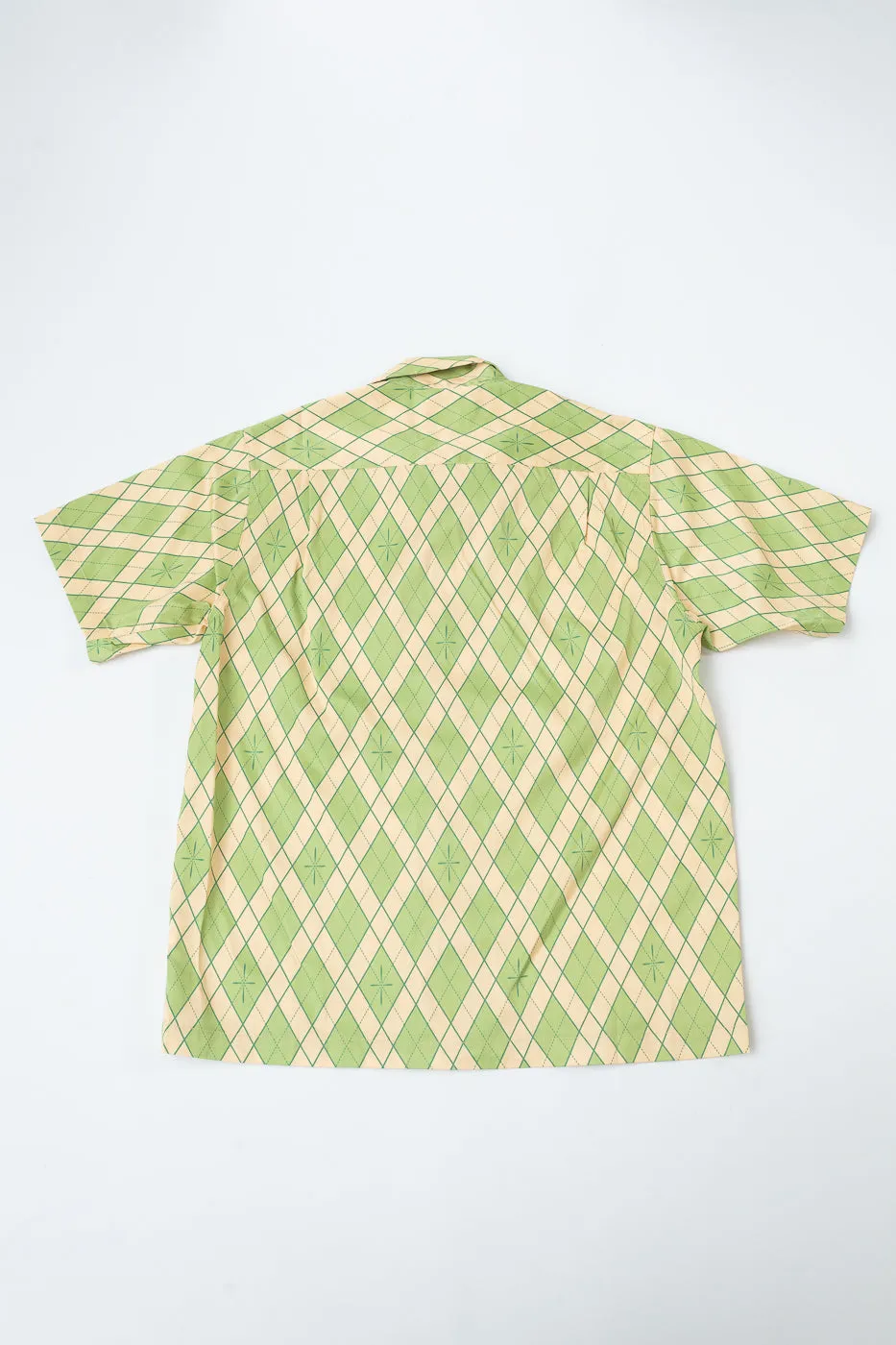 SSA25-01 - "Narahira" Snake Pattern Shirt - Green sold by Dant product image thumbnail 5